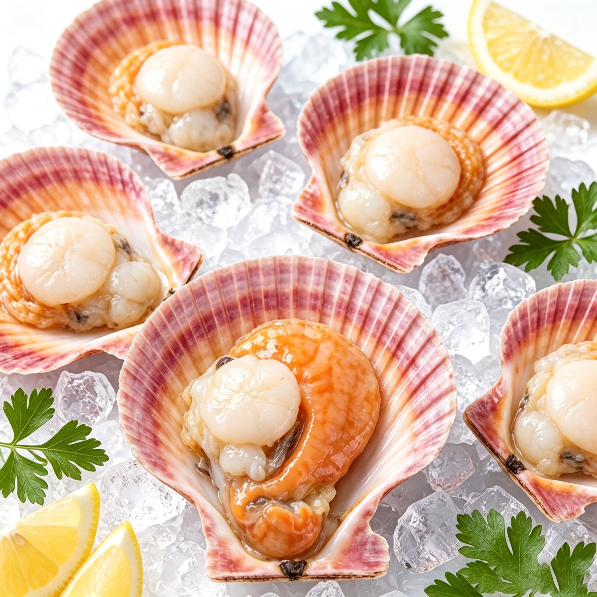 Frozen Half Shell Scallops